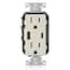 Leviton 15 Amp Decora Tamper-Resistant Duplex Outlet With Type A And C ...