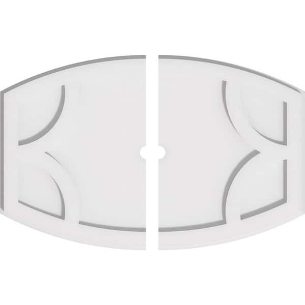 Ekena Millwork 1 in. x 22 in. x 14.625 in PVC Medallion Moulding