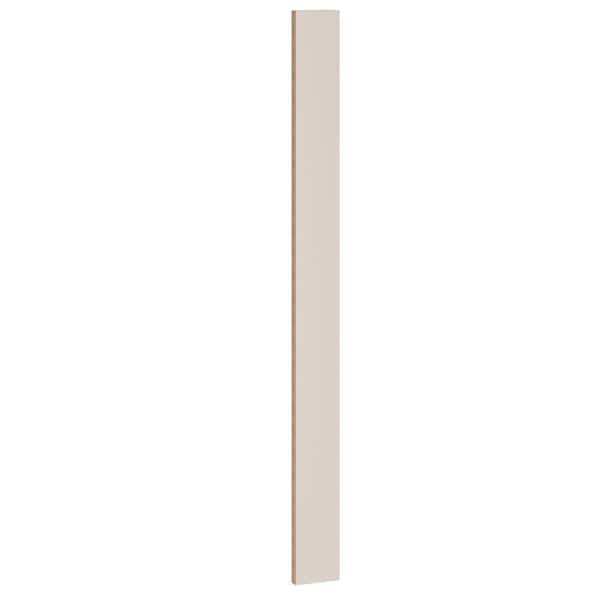Cottage 3 in. W x 0.75 in. D x 36 in. H Cabinet Filler in Sterling