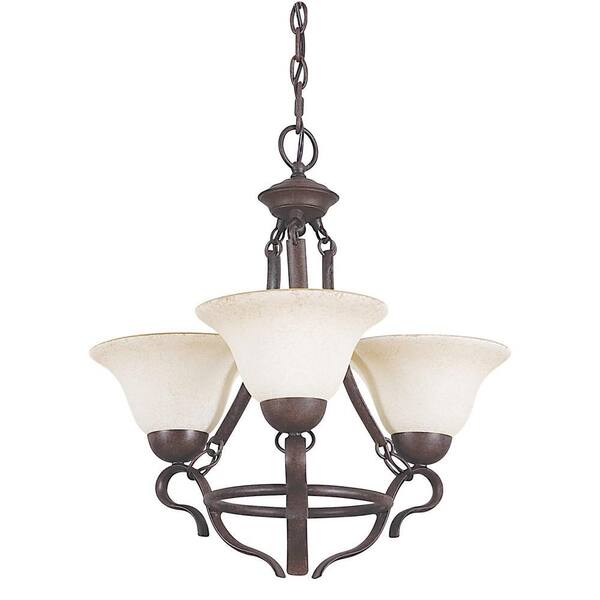 Sunset Tutt 3-Light Oil-Rubbed Bronze Chandelier