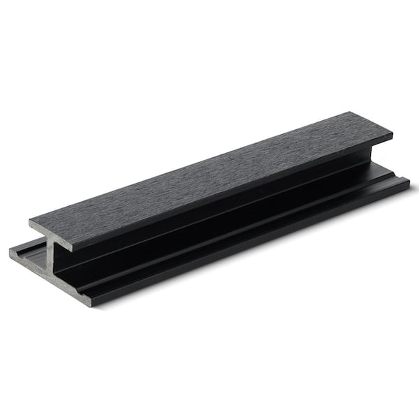Unbranded 1.5 in. x 3.5 in. x 12 ft. Obsidian Soar Butt Joint Composite Siding Board