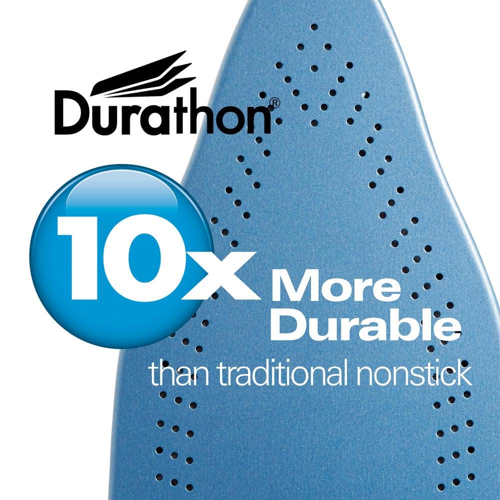 Hamilton Beach Gray Durathon Nonstick Soleplate Steam Iron