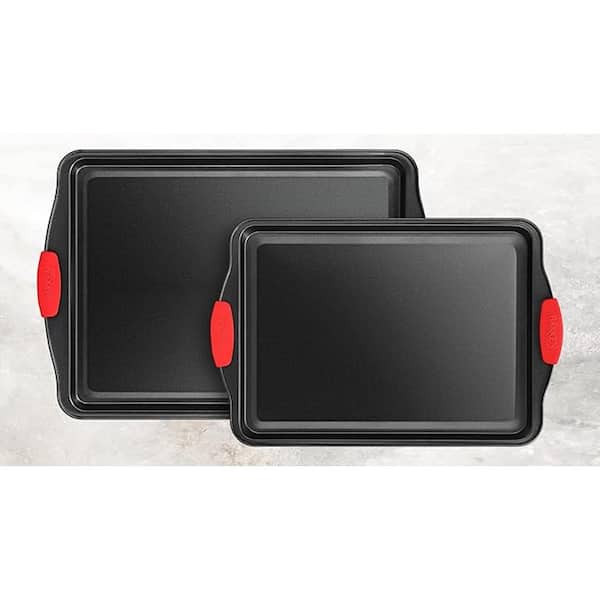 BakkenMaster Medium and Large Cookie Pan 2 Piece Set