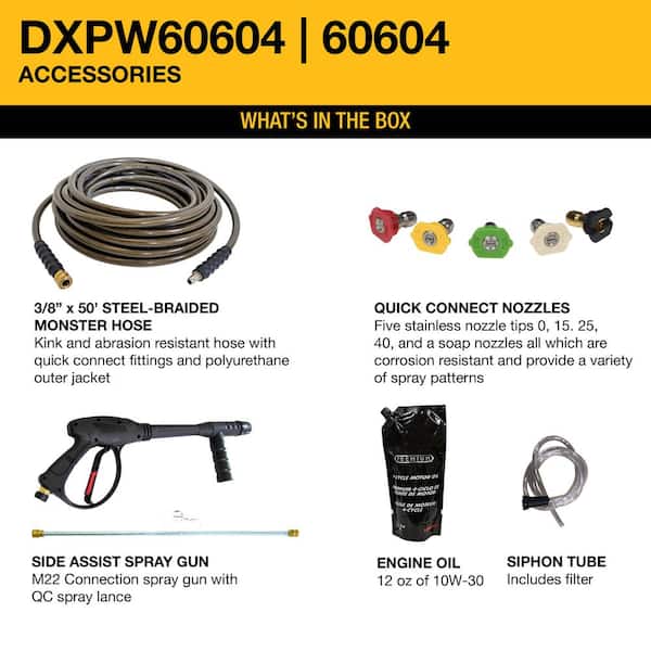 DeWalt DXPW60604 3800 PSI @ 3.5 GPM GAS Pressure Washer