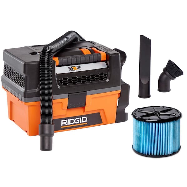 3 Gal. 5.0 Peak HP NXT Shop Vacuum Wet Dry Vac with Fine Dust Filter, Expandable Hose and Accessory Attachments HD0300