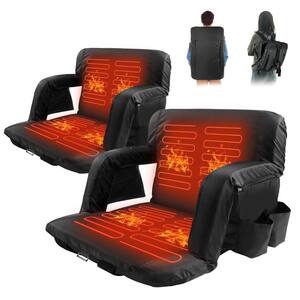 Stadium Seats with Back Support, Stadium Chair for Outdoor Sport Events, 6-Reclining Positions