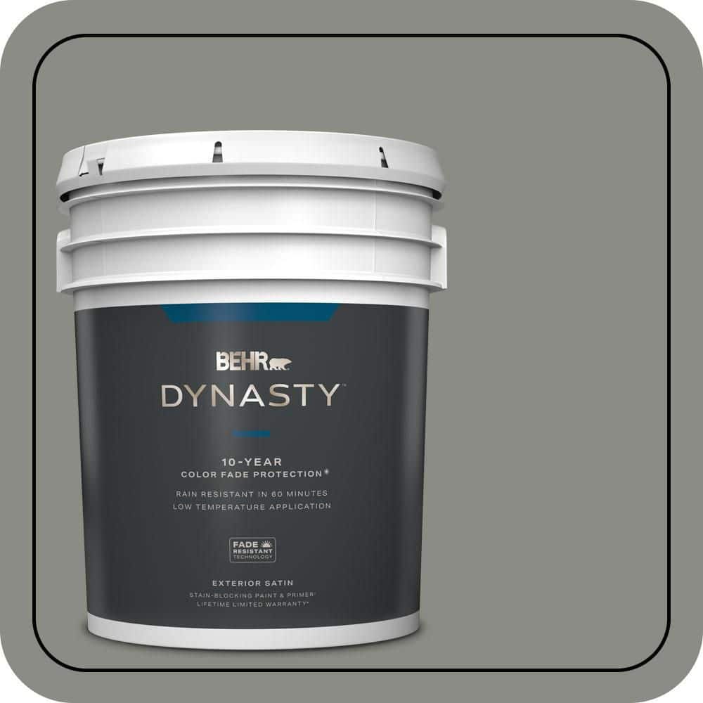 5 gal. #N380-5 Naturalist Gray Satin Enamel Exterior Stain-Blocking Paint & Primer price history on PriceWatchPro