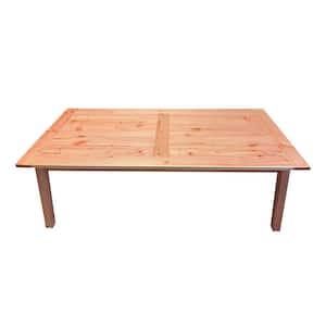 Modern Natural Wood Outdoor Coffee Table