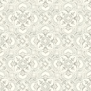 Marjoram Light Grey Pre-Pasted Non-Woven Wallpaper