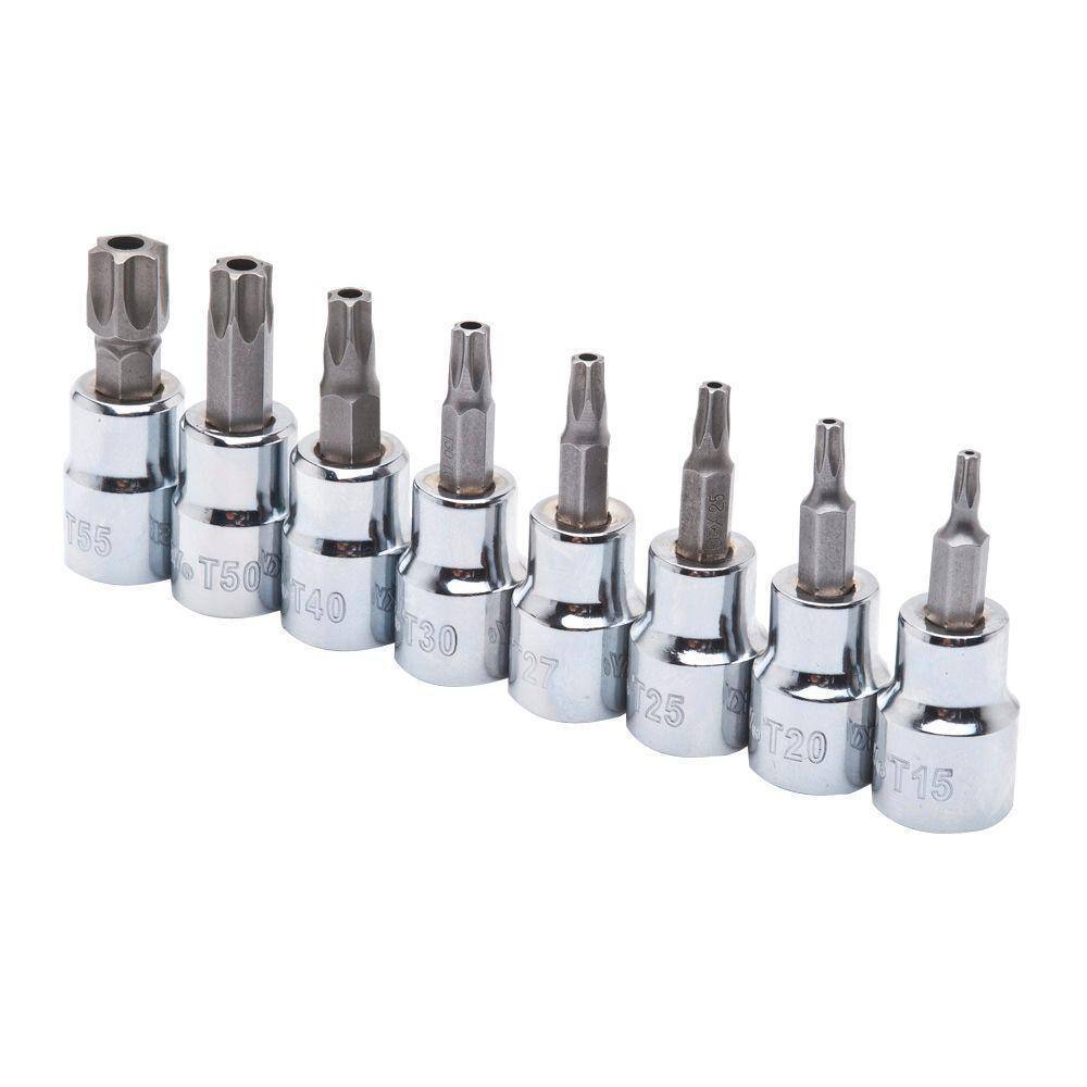 ATD Tools 7pc XL Tamper Proof Torx Bit Socket Set #13776 - Lifetime Warranty