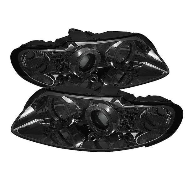 Pontiac GTO 04-06 Projector Headlights - LED Halo - LED ( Replaceable LEDs ) - Smoke