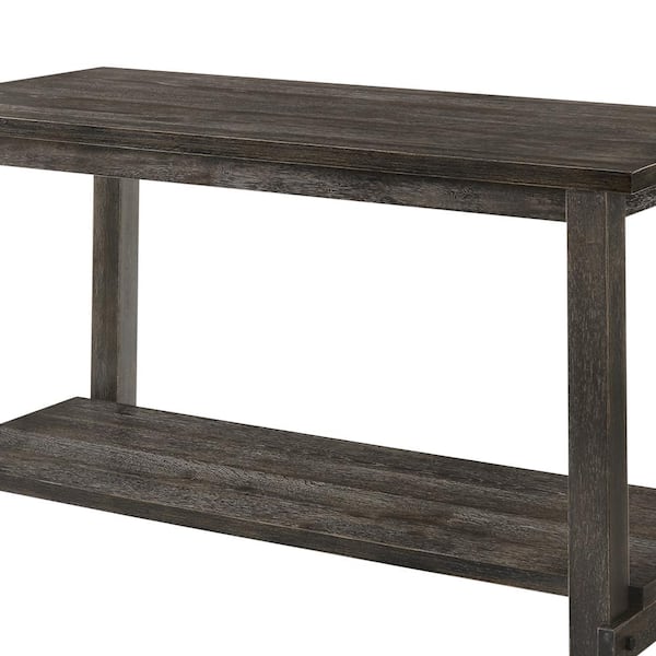 アクメACME Furniture TABLE / GRAY Acme Furniture Rocky Dining Table, Gray Oak. (Chairs