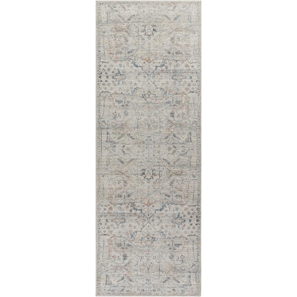 Becki Owens Marlene Light Blue 8 ft. x 10 ft. Medallion Indoor Area Rug