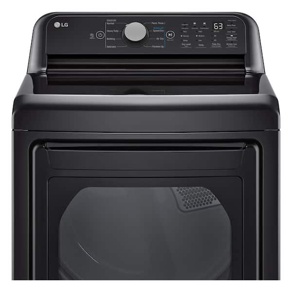 legacy ブラック　Sサイズ LG Signature 9.0 Cu. Ft. Front Load Gas Dryer in Black Steel