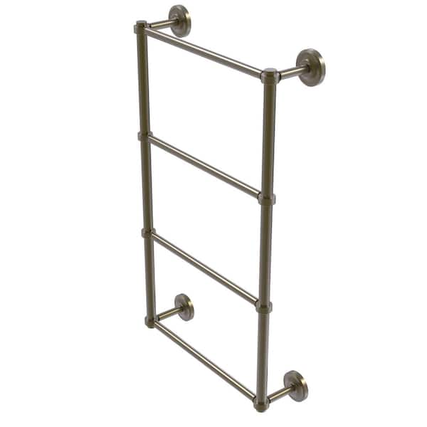 Que New Collection 36 in. Wall Mounted Guest Towel Holder in Matte Gray