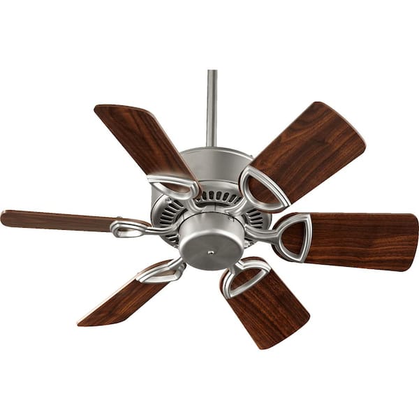 Quorum International Estate 30 in. Indoor Satin Nickel Ceiling Fan