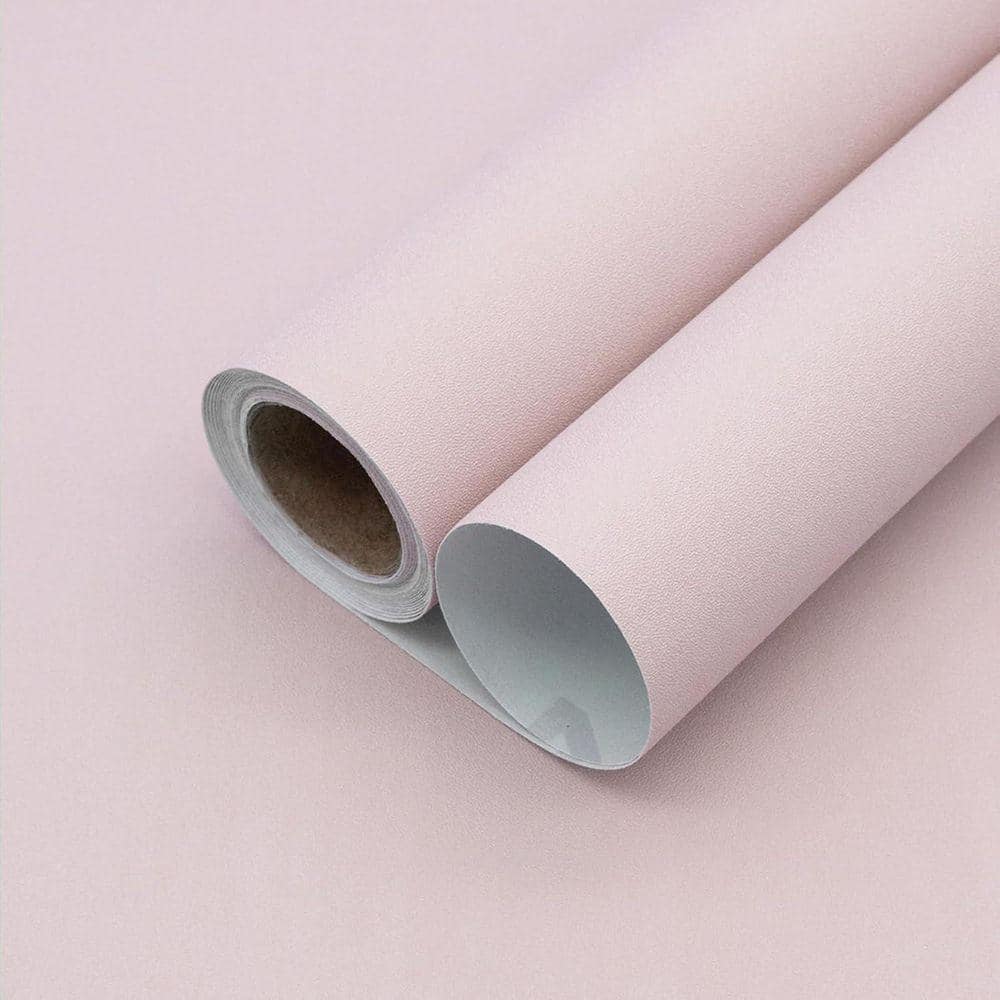 Matte Contact Paper Light Pink Matte Contact Paper Peel and Stick Wallpaper Roll Z0D6R54XBQ ...