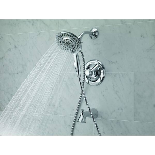 まる❁⃘ Delta In2ition 1-Handle Tub and Shower Faucet with Handshower in