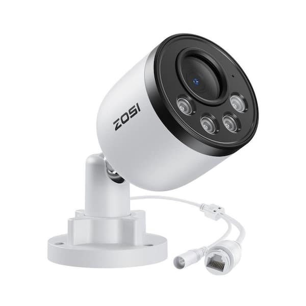 C180 4K 8MP PoE Hardwired IP Security Camera with 100ft Night Vision, Only Work with Same Brand NVR Model