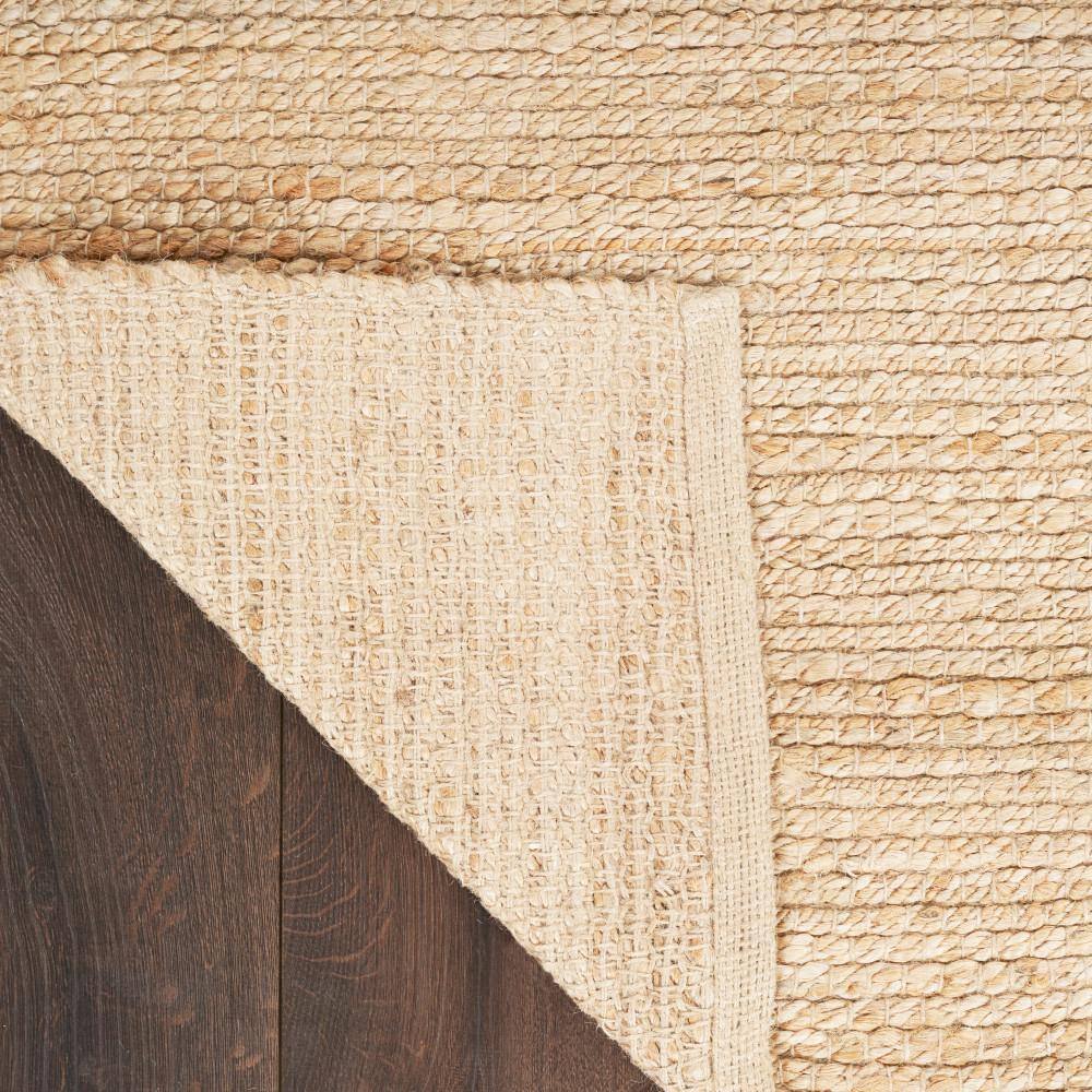 Natural Jute Bleached Rectangular 2 ft x 3 ft Area Rug