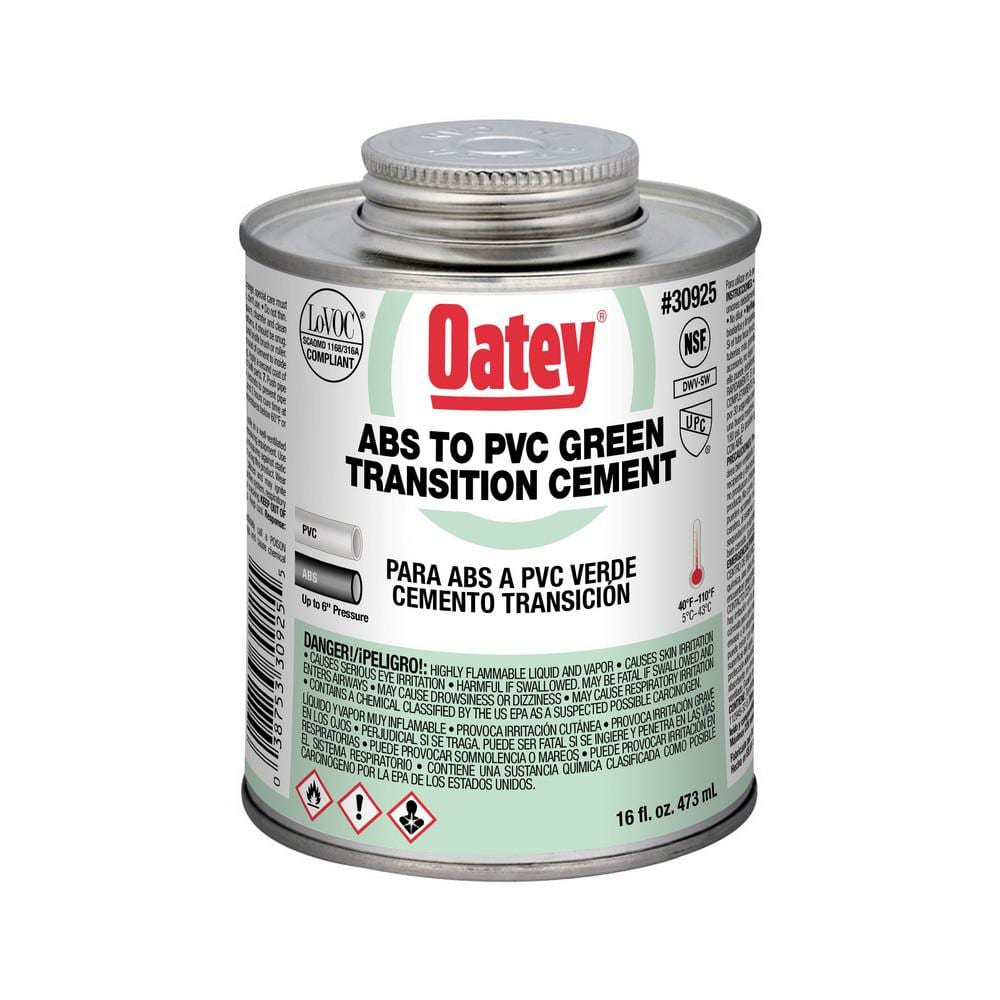 oatey pipe cement primer cleaner 30925 64 1000