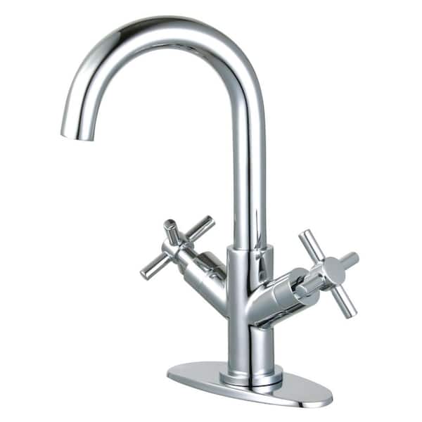 Kingston Brass Concord 2-Handle Single Hole Bathroom Faucet in Polished Chrome