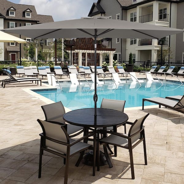 10ft rectangular patio umbrella Classic 6.5 x 10FT Rectangular Market Patio Umbrella – Eurmax