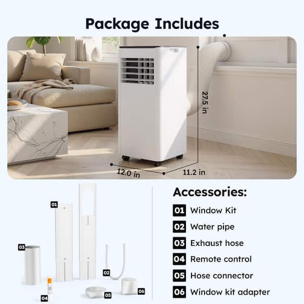 Onlili 加湿器 SIMZLIFE 10000 BTU Portable Air Conditioner 450 sq. ft. with