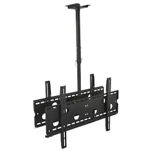37 in. - 75 in. Dual Full Motion TV Ceiling Mount with 20-Degree Tilt, 350 lbs. Load Capacity