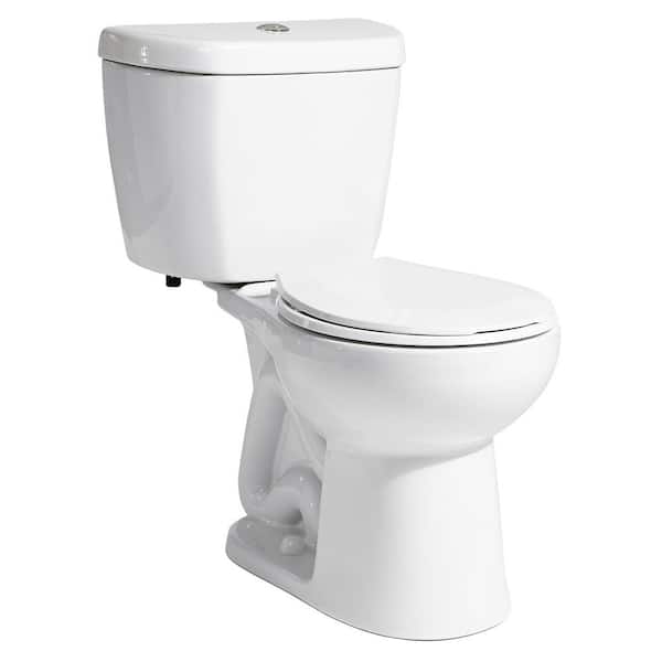 Niagara Stealth 2-Piece 0.8 GPF Single Flush Round Bowl Toilet in White