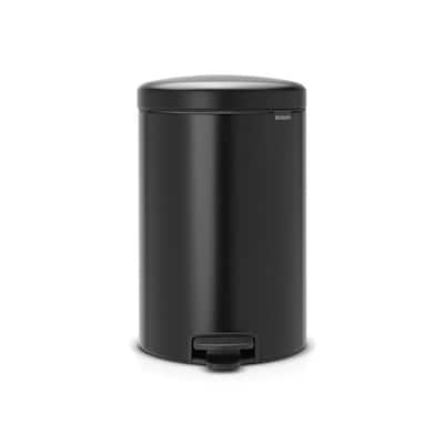 Brabantia Fall Front Matte Black Bread Box-333484 - The Home Depot