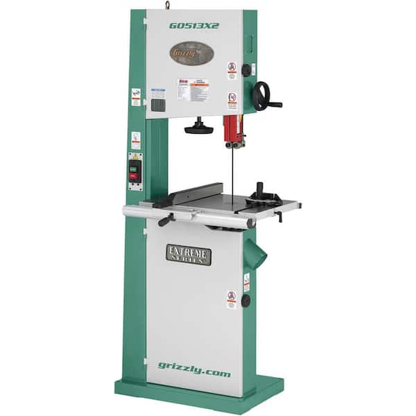 Grizzly Industrial 17 in. 2 HP Bandsaw w/ Cast-Iron Trunnion