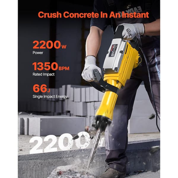 SKYSHALO Demolition Jack Hammer, 29. 72in. x6. 5 in. 2200W