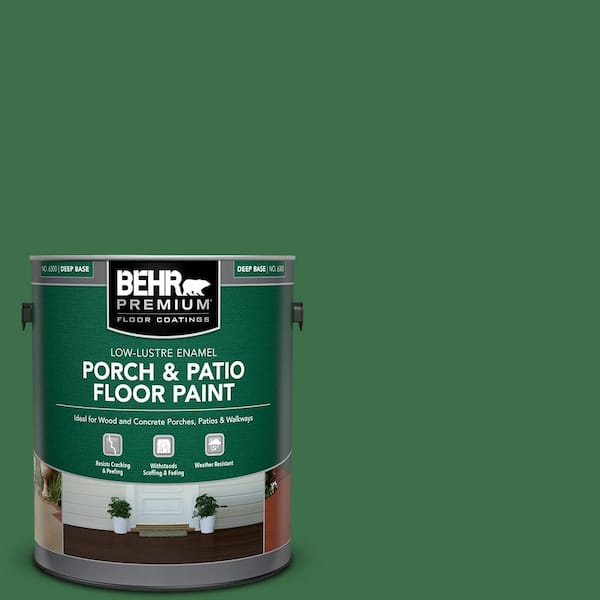 1 gal. #S-H-450 Parsley Sprig Low-Lustre Enamel Interior/Exterior Porch and Patio Floor Paint