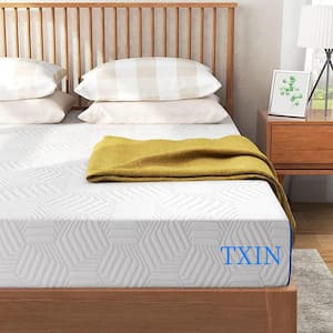 Twin Medium Cooling Gel Memory Foam 8 in. with Graphene Fabric Cover, Bed-in-a-Box Mattress