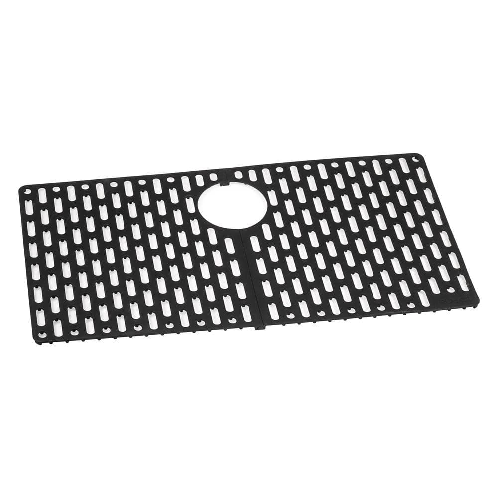 Midnight Black Granite Composite Undermount Single Bowl Kitchen Sink