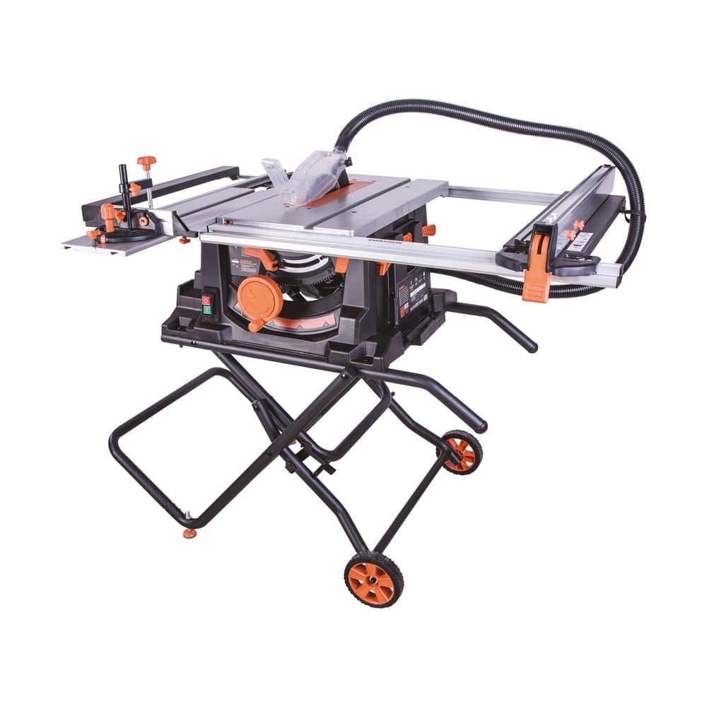 Evolution Power Tools 15 Amp 10 in. Table Saw with Multi-Material 24-T Blade  RAGE5-S The Home Depot