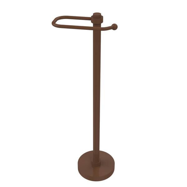 InterDesign Decorative Toilet Paper Holder Stand, Bronze 