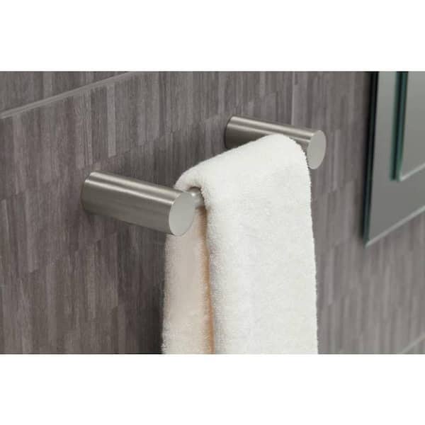 Align 9 in. Hand Towel Bar in Brushed Nickel