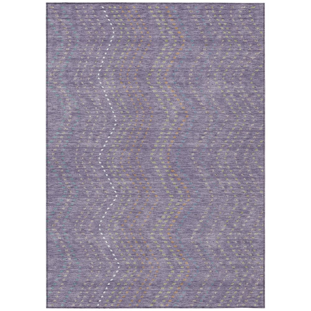 Chantille Machine Washable Indoor/Outdoor Abstract ACN2992 Lilac 10 ft. x 14 ft. Area Rug price history on PriceWatchPro