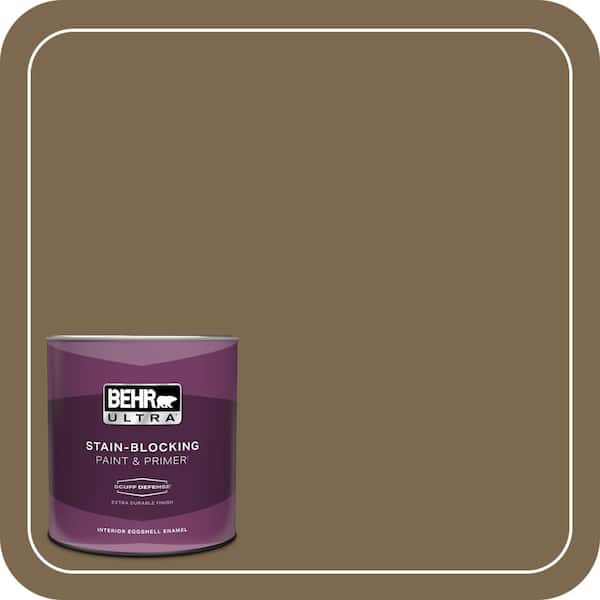 BEHR ULTRA 1 qt. #N300-7 Mayan Ruins Extra Durable Eggshell Enamel Interior Paint & Primer