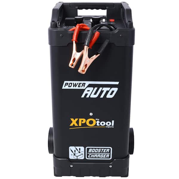 12V & 24V Wheeled  Battery Charger Fully Automotive Battery Maintainer Jump Starter Dial Display Telescopic Handle