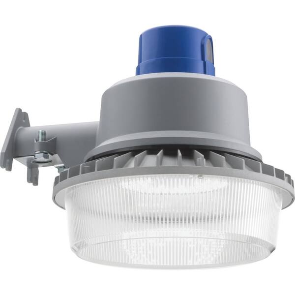 Lithonia Lighting Contractor Select 175-Watt Equivalent Integrated LED Grey Dusk to Dawn Area Light, 4000K