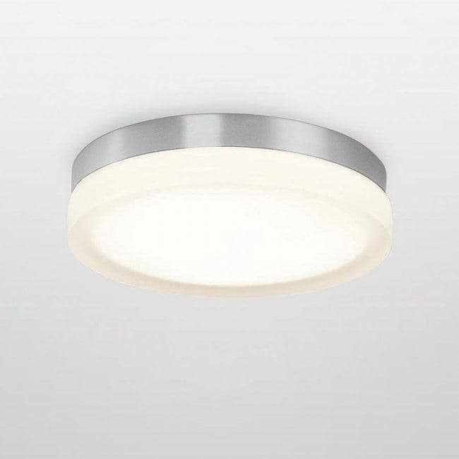Brushed Nickel 11" LED Flush Mount with Glass Diffuser