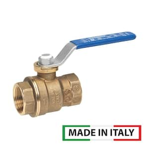 3/4 in. FIP x 3/4 in. FIP Full Port Lead Free Brass Ball Valve (15-Pack)