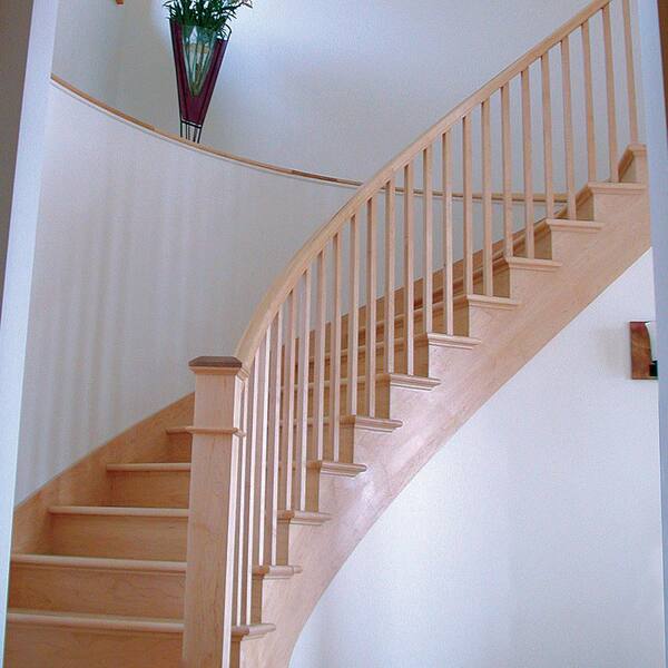 Replacement Solid Red Oak Spindles for Armchairs 7 Pcs 