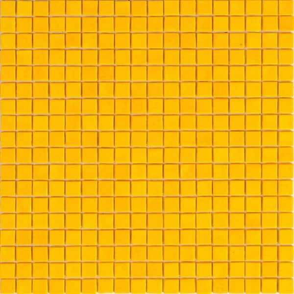 Apollo Tile Skosh Glossy Honey Orange 11.6 in. x 11.6 in. Glass Mosaic Wall and Floor Tile (18.69 sq. ft./case) (20-pack)
