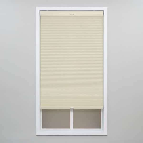 Perfect Lift Window Treatment Alabaster Cordless Top-Down Bottom-Up Light Filtering Polyester Cellular Shades - 56 in. W x 64 in. L