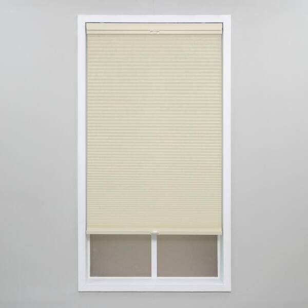 Perfect Lift Window Treatment Alabaster Cordless Top-Down Bottom-Up Light Filtering Polyester Cellular Shades - 57.5 in. W x 64 in. L
