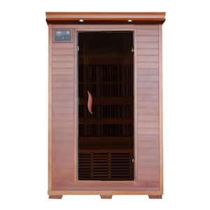 2-Person Cedar Infrared Sauna with 6 Carbon Heaters
